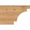 Ekena Millwork Mediterranean Smooth Rafter Tail, Western Red Cedar, 3 1/2"W x 12"H x 18"L RFT04X12X18MED00SWR - alternate 4